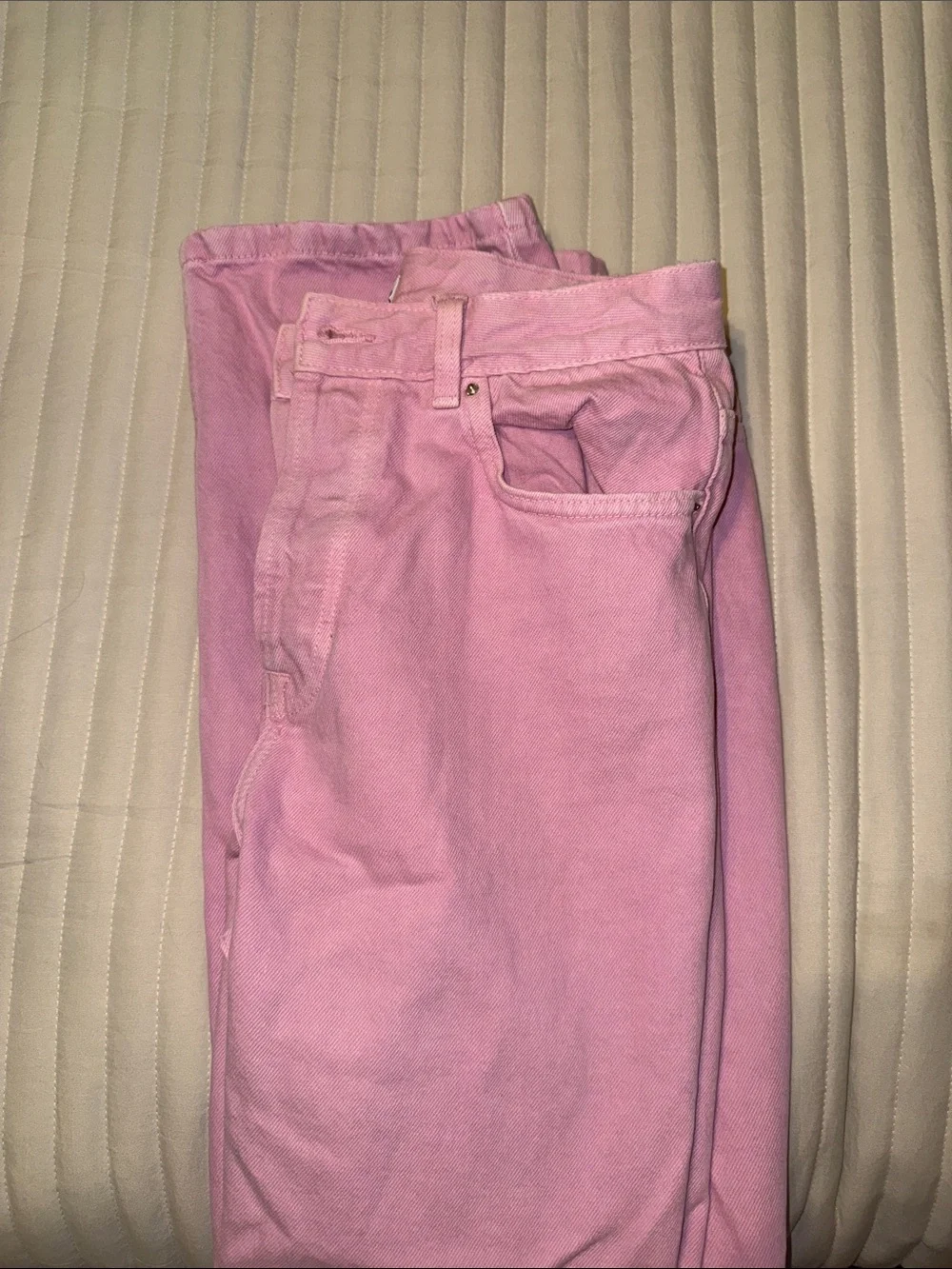 ZARA Women’s Pink Jeans - Classic Straight Fit